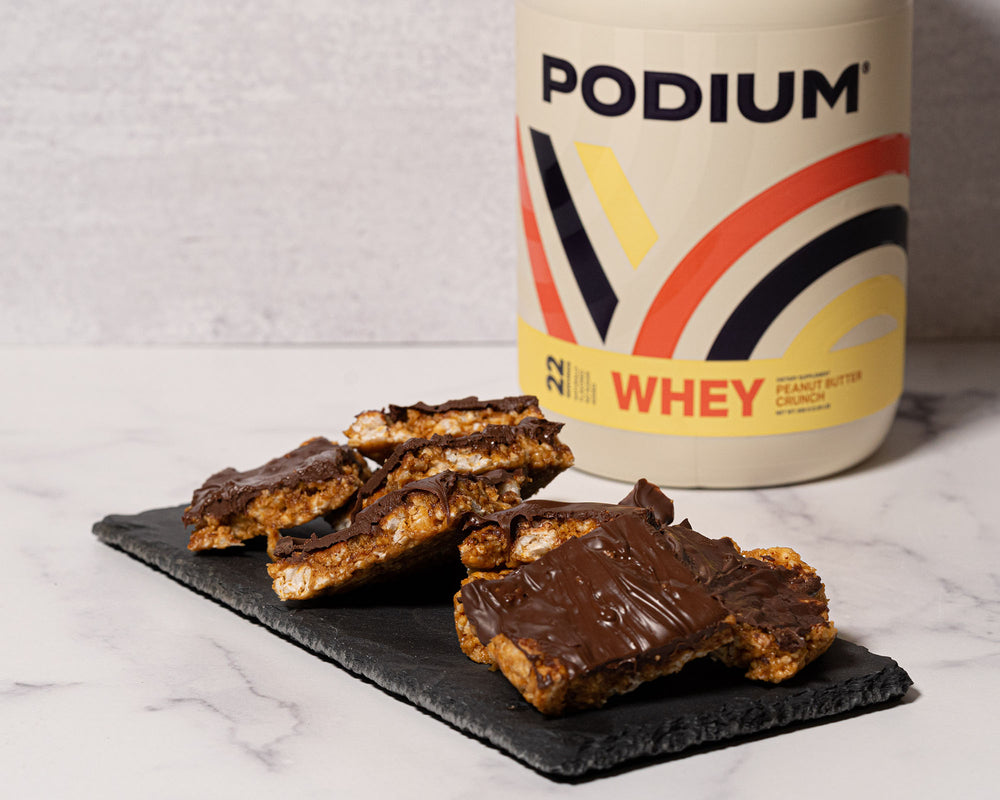 Peanut Butter Chocolate Rice Cake Bars