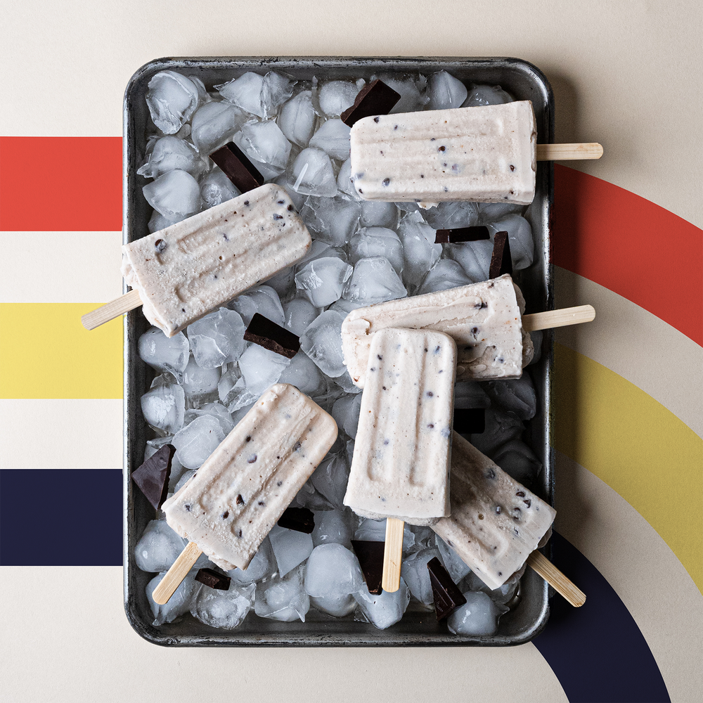 Mint Chocolate Chip Ice Cream Bars