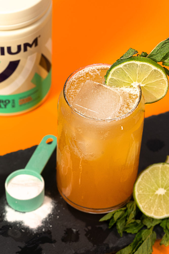 Peach Mango Mojito Mocktail