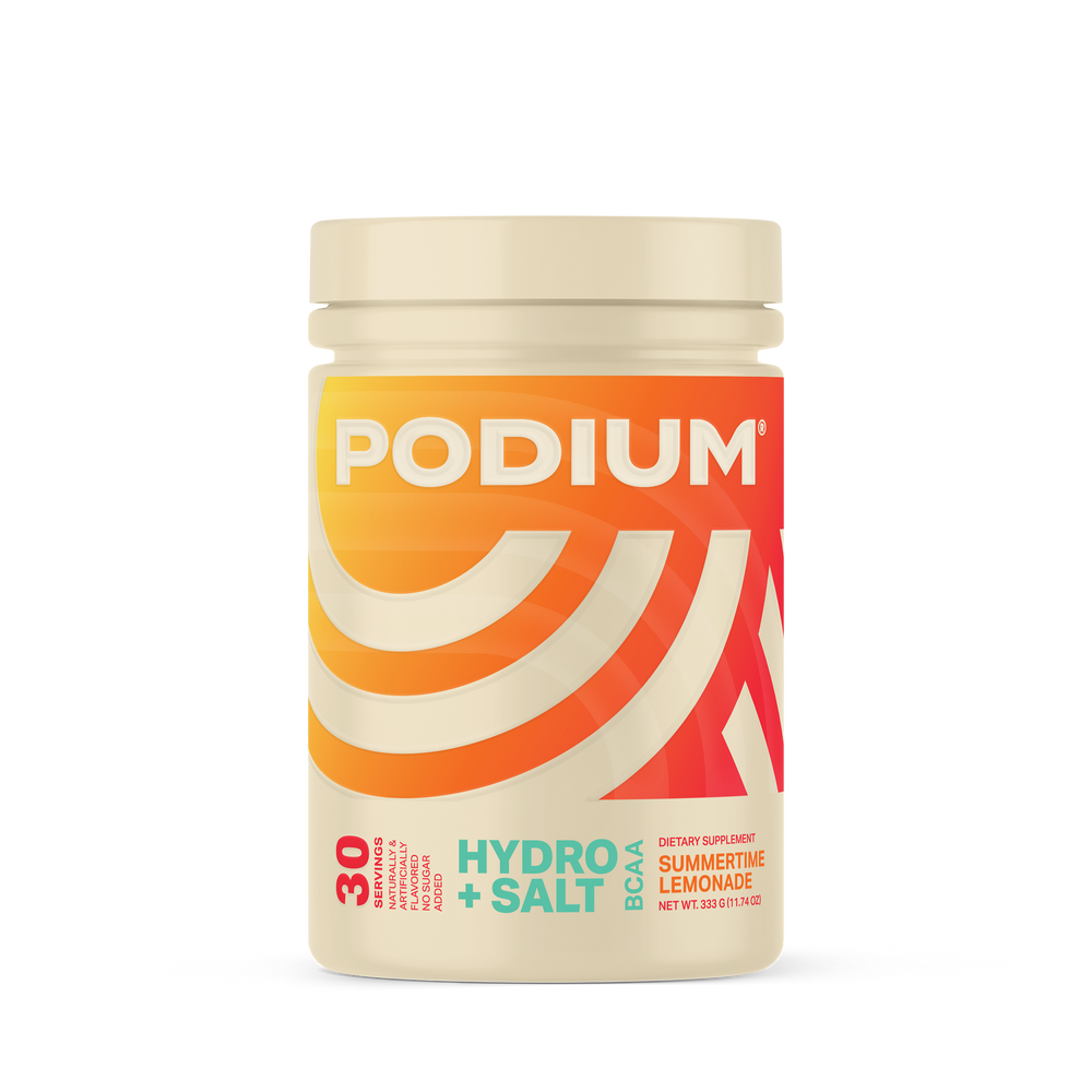 Podium® Hydro + Salt BCAA Limited Edition | Summertime Lemonade front