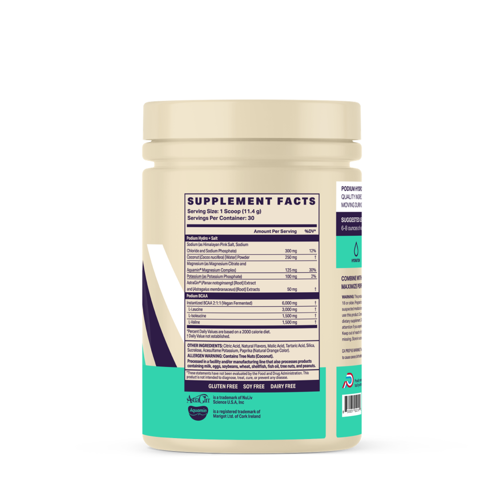 Podium Hydro & Salt | Peach Mango back