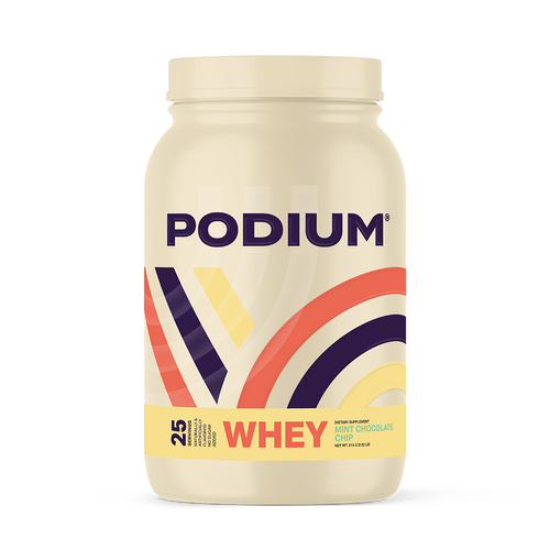 Podium Whey | Mint Chocolate Chip front view