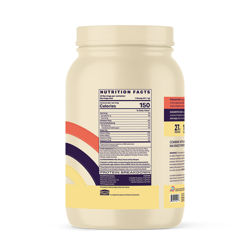 Podium Whey | Peanut Butter Crunch back view